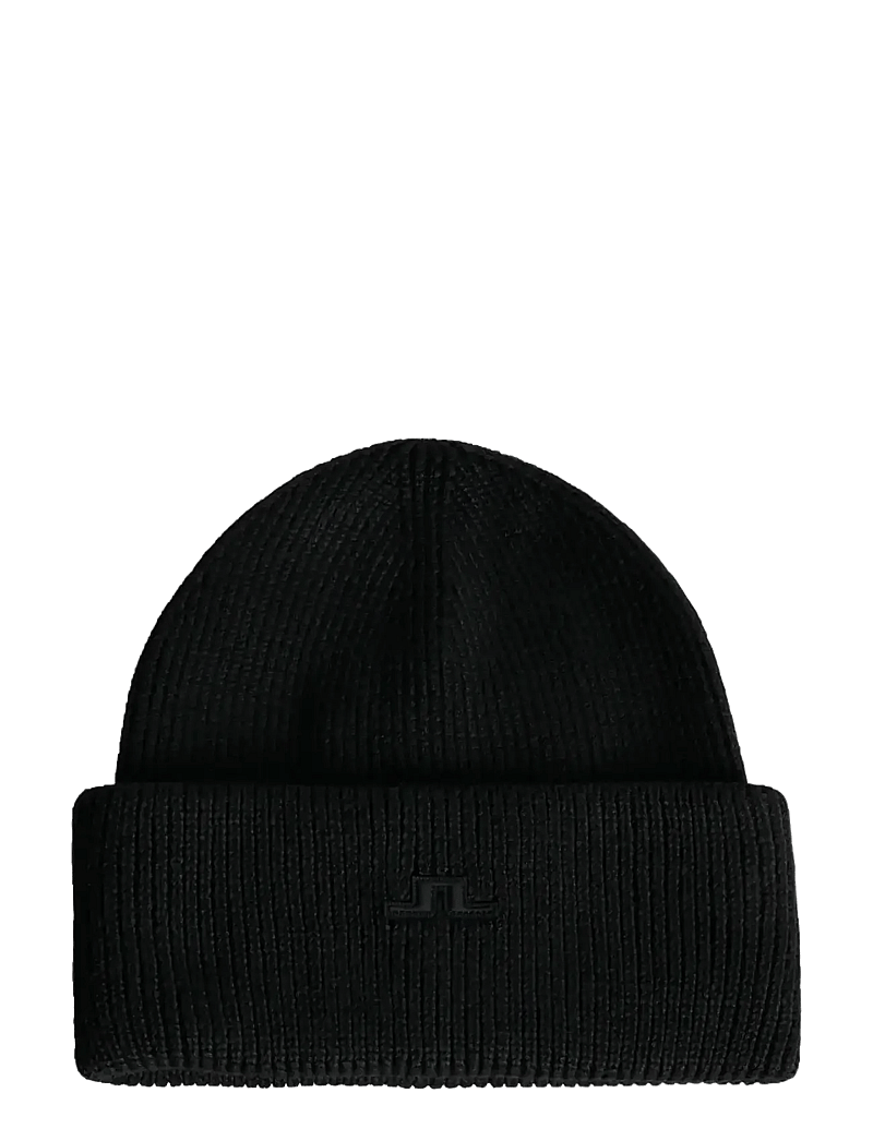 J. Lindeberg - Karlos Beanie - beanie mütsid - black - 0