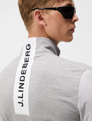 J. Lindeberg - Banks Mid Layer - mid layer jackets - light grey melange - 6