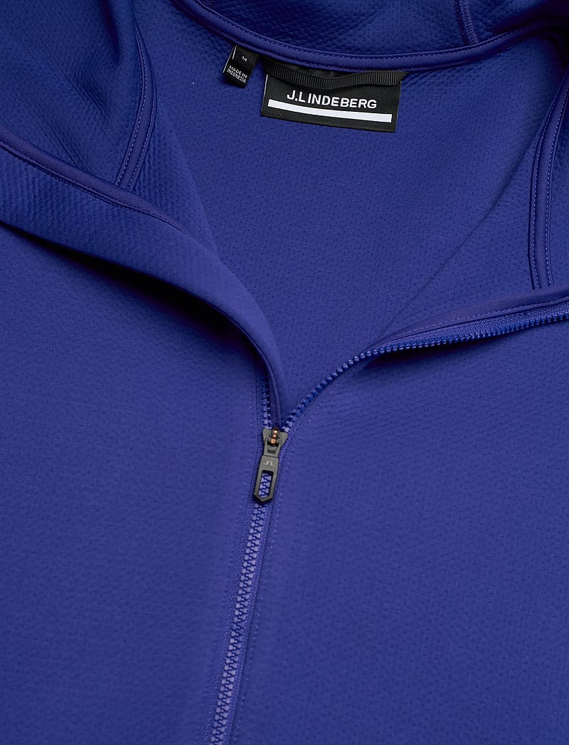 J. Lindeberg - Chet Zip Hood - oberteile - clematis blue - 2