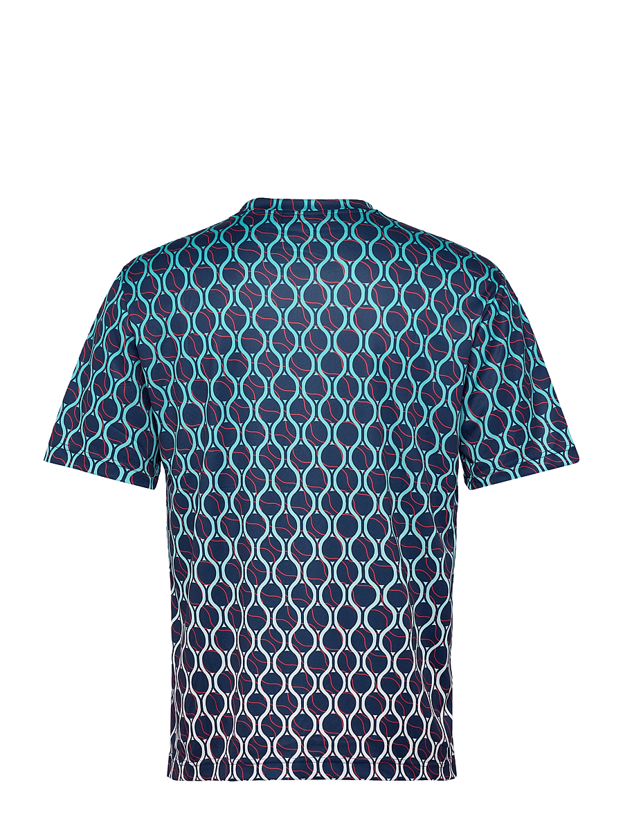J. Lindeberg - Ade Print T-shirt - racket fade estate - 1