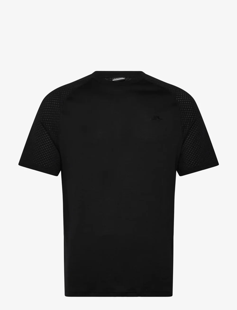 J. Lindeberg - Brent Wool T-shirt - alussärgid ja t-särgid - black - 1