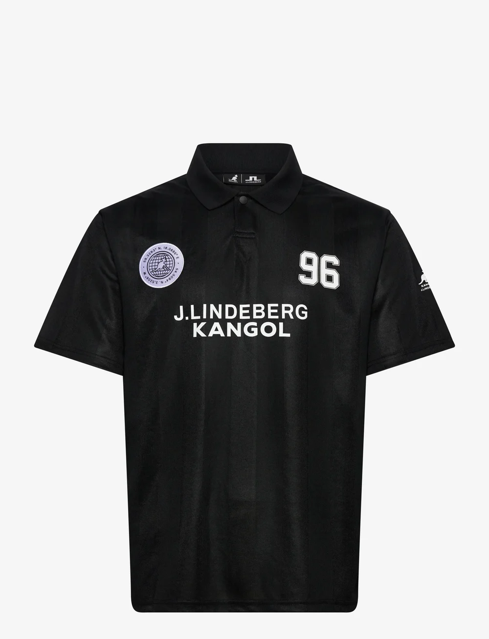 J. Lindeberg - Paul Football Jersey - toppe & t-shirts - black - 1