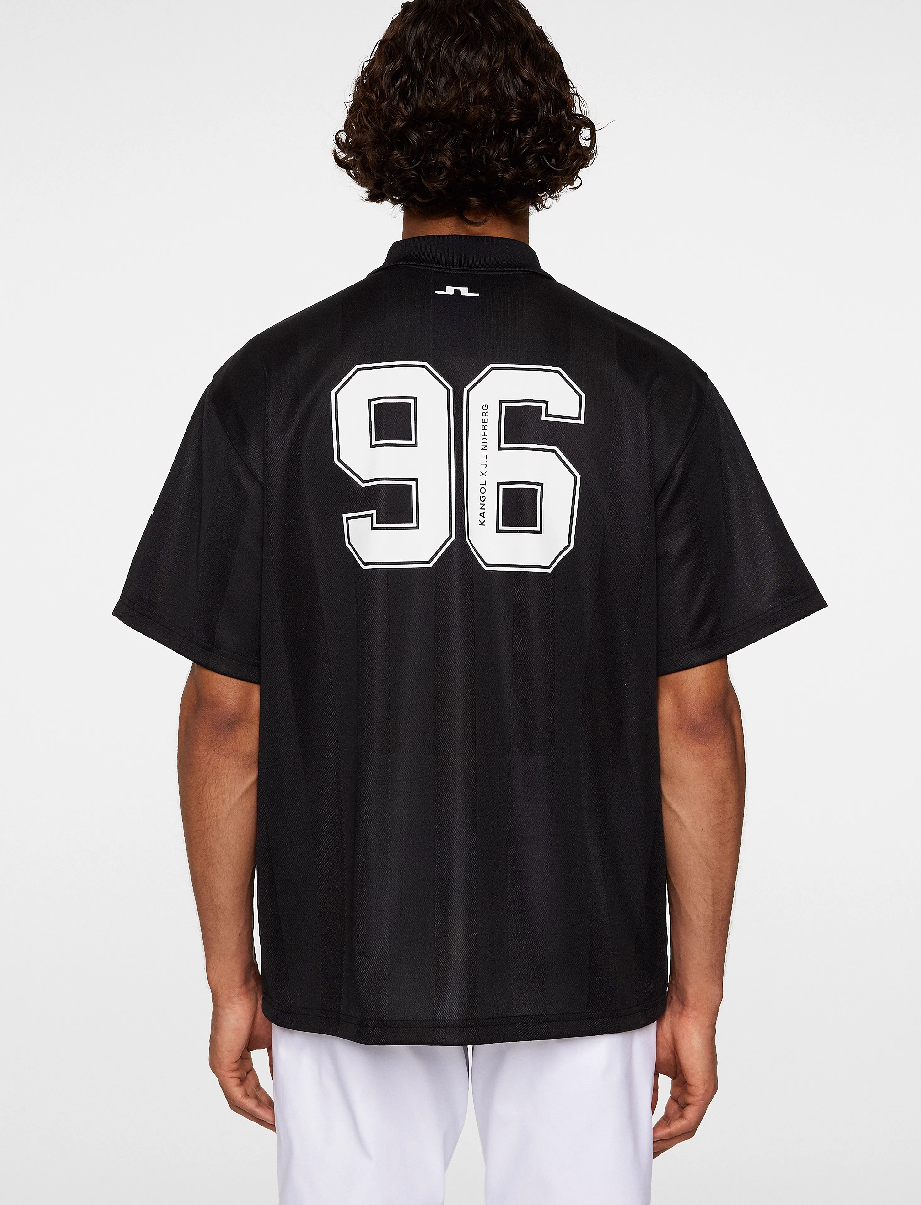 J. Lindeberg - Paul Football Jersey - oberteile & t-shirts - black - 3
