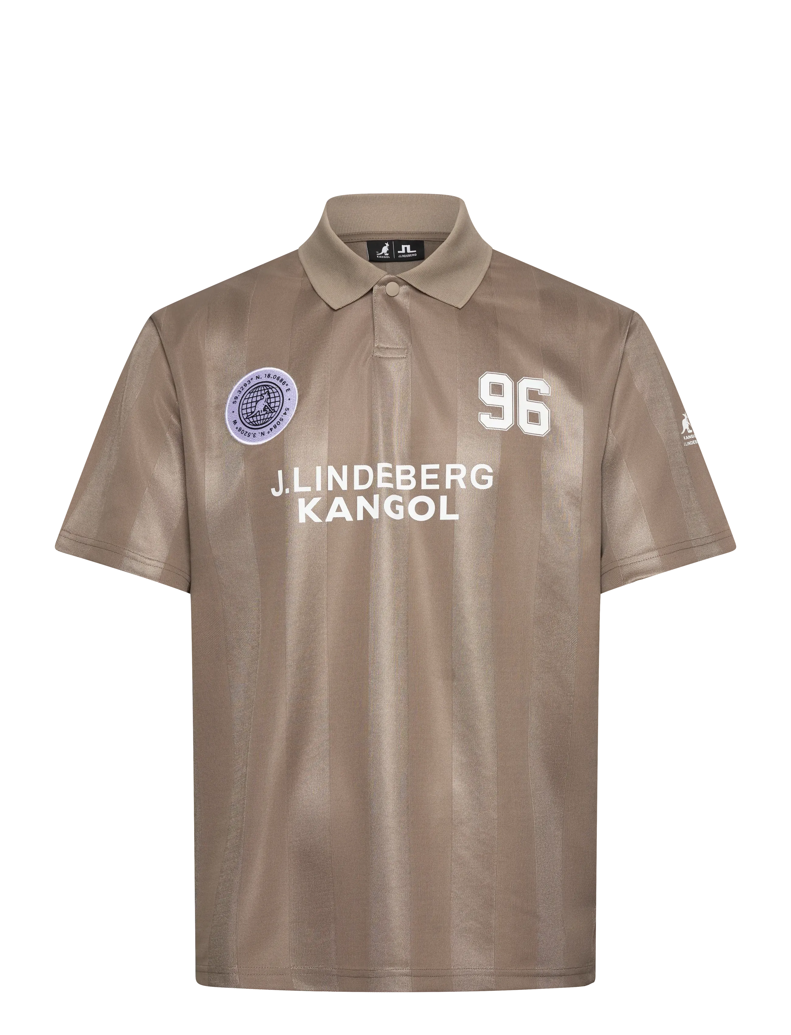 J. Lindeberg Paul Football Jersey - J.Lindeberg - VINTAGE KHAKI / brown
