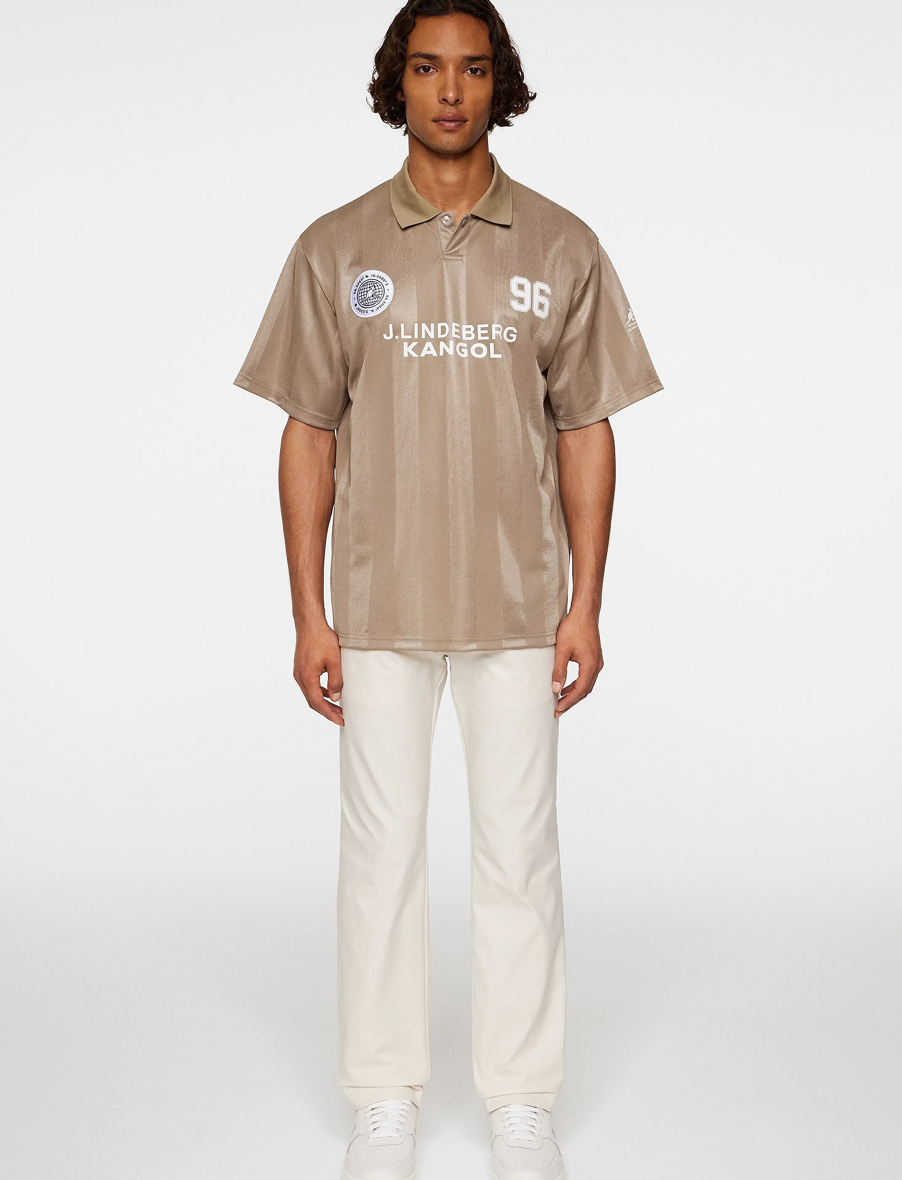 J. Lindeberg - Paul Football Jersey - polos - vintage khaki - 4
