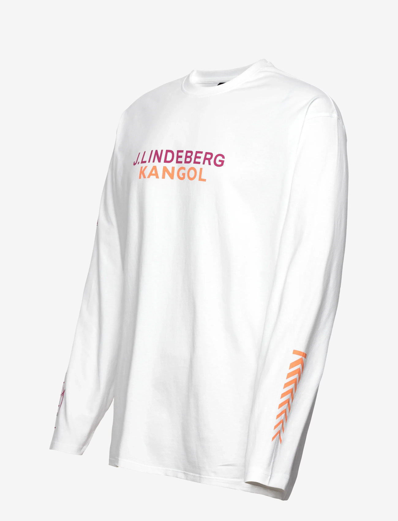 J. Lindeberg - Davie LS T-shirt - långärmade t-shirts - white - 3