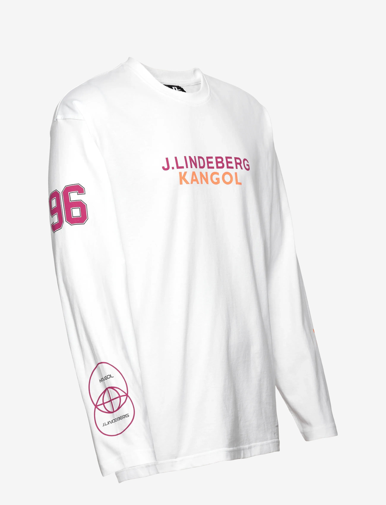 J. Lindeberg - Davie LS T-shirt - långärmade t-shirts - white - 4