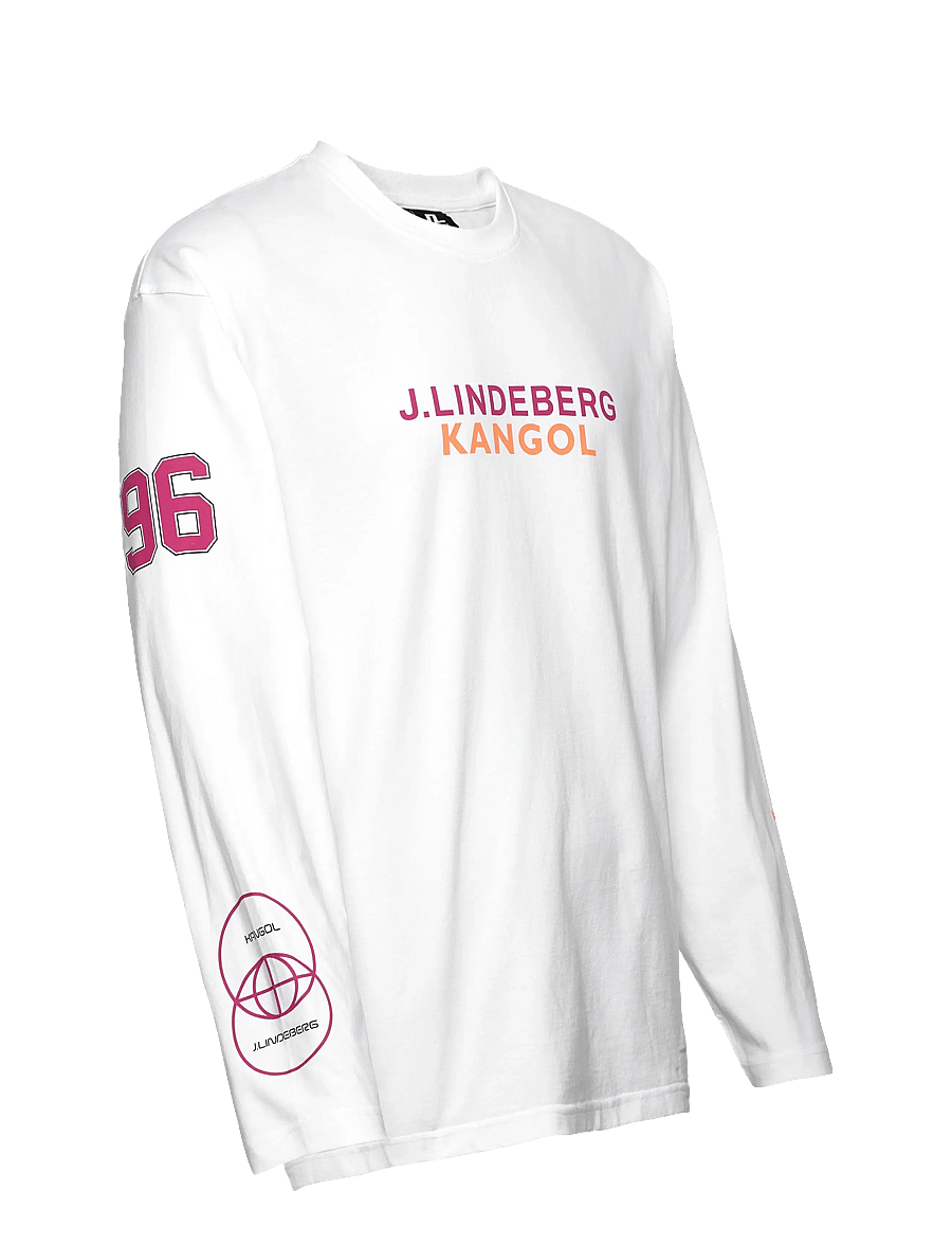 J. Lindeberg - Davie LS T-shirt - t-shirts à manches longues - white - 4