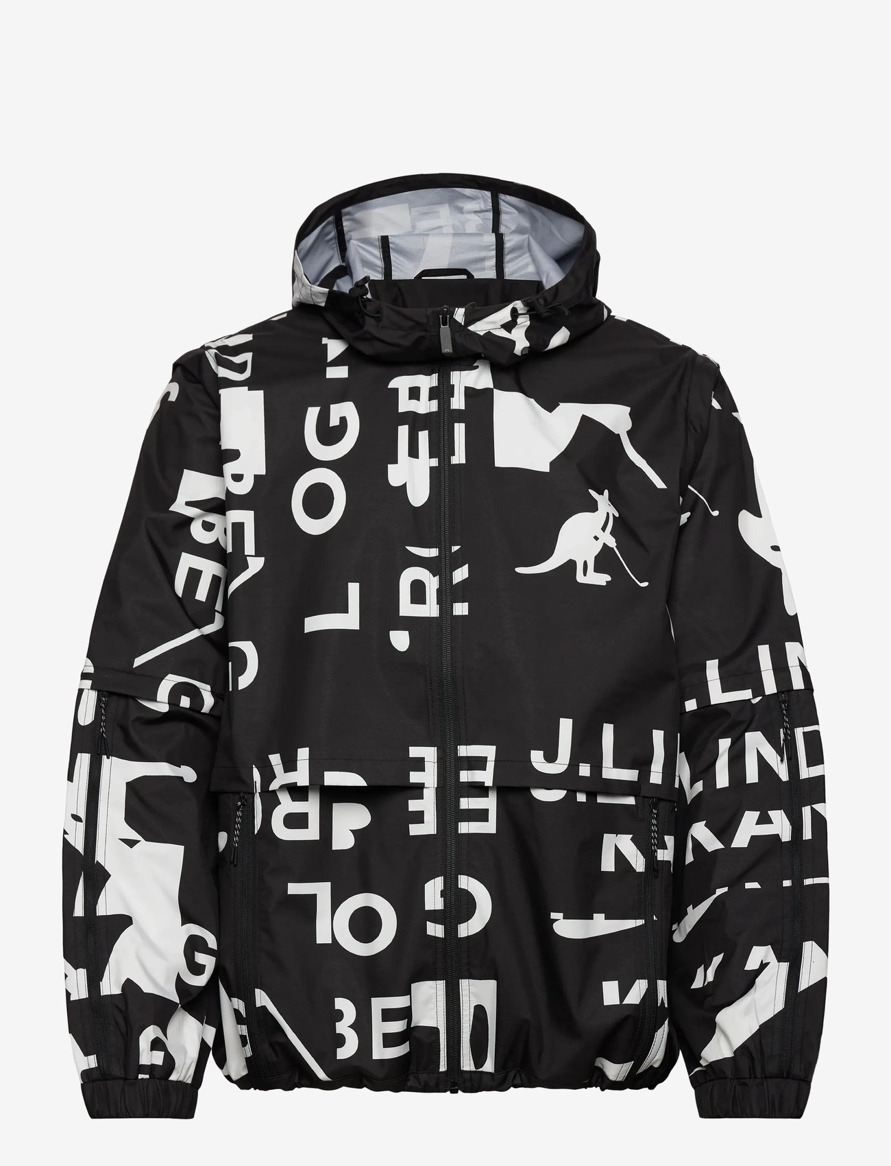 J. Lindeberg - All Gear Outerwear - höstjackor - jl kangol black white l - 1