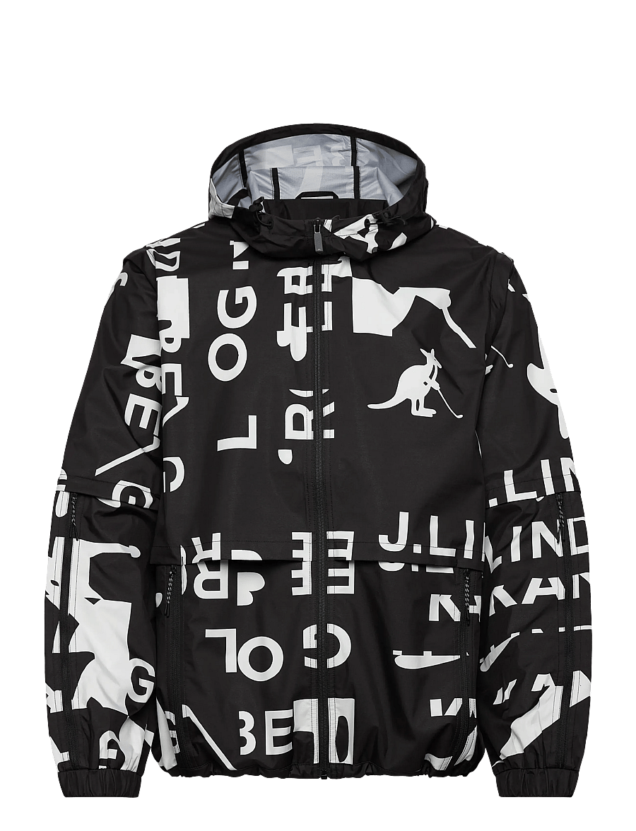 J. Lindeberg - All Gear Outerwear - frühlingsjacken - jl kangol black white l - 1