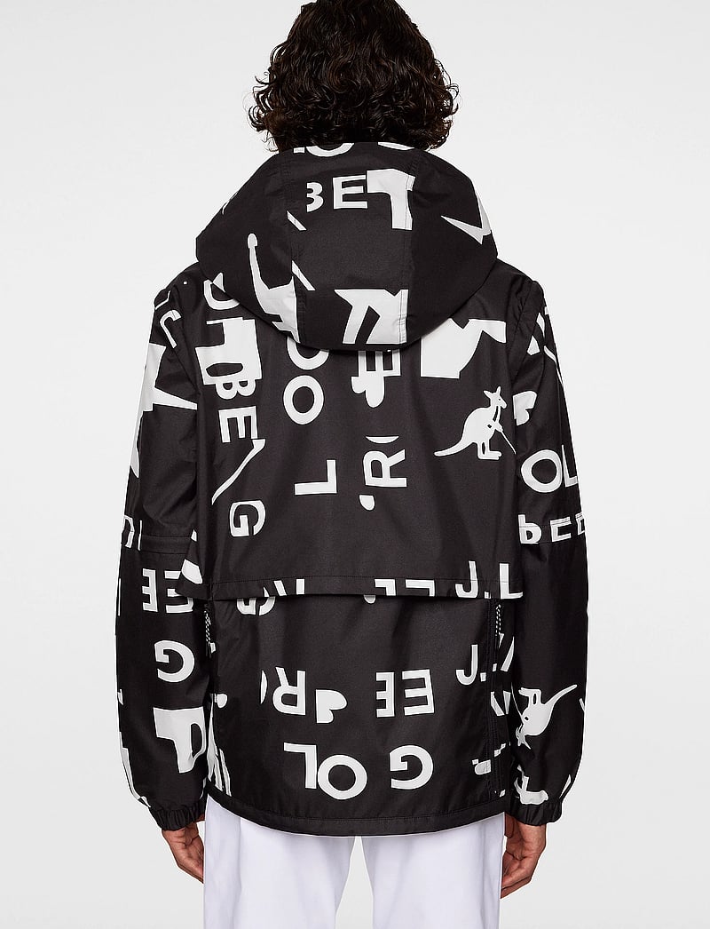 J. Lindeberg - All Gear Outerwear - höstjackor - jl kangol black white l - 3