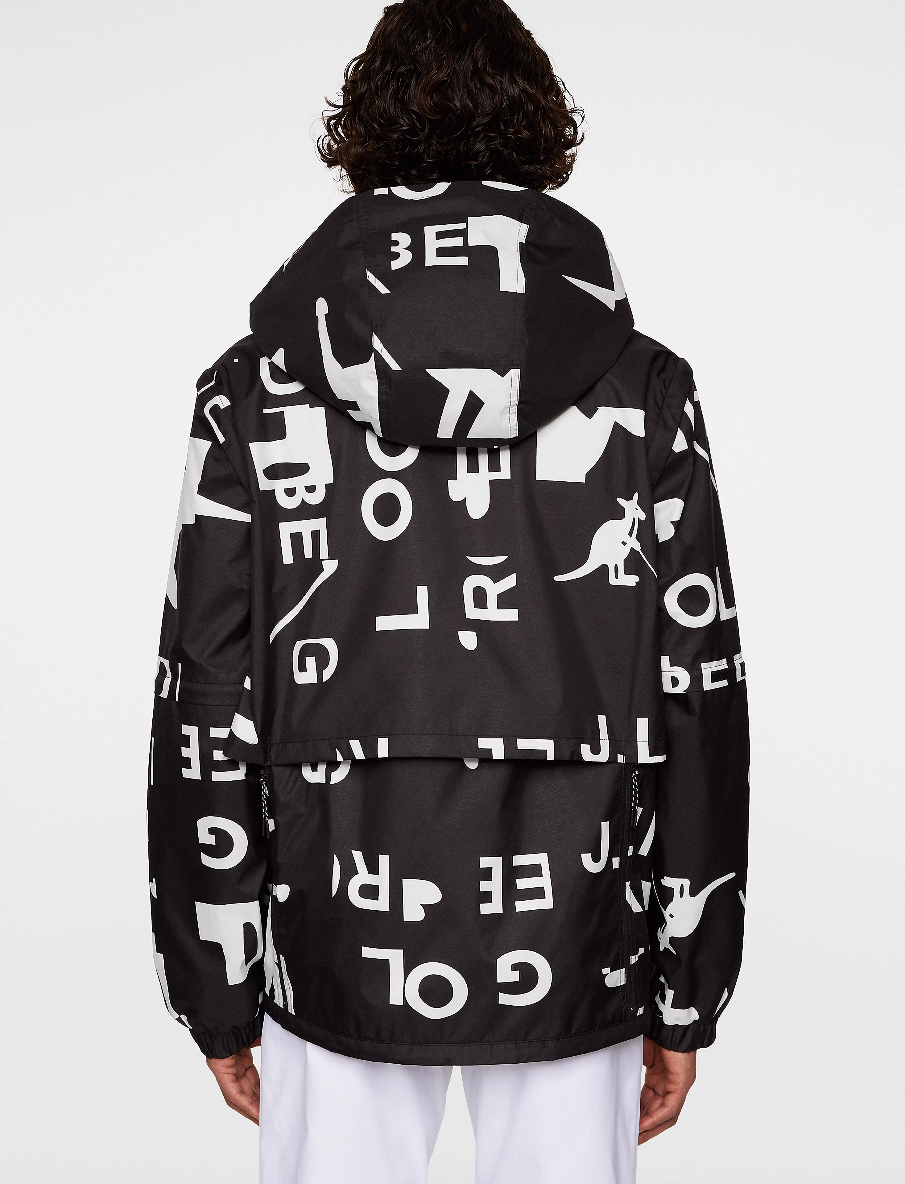 J. Lindeberg - All Gear Outerwear - frühlingsjacken - jl kangol black white l - 3