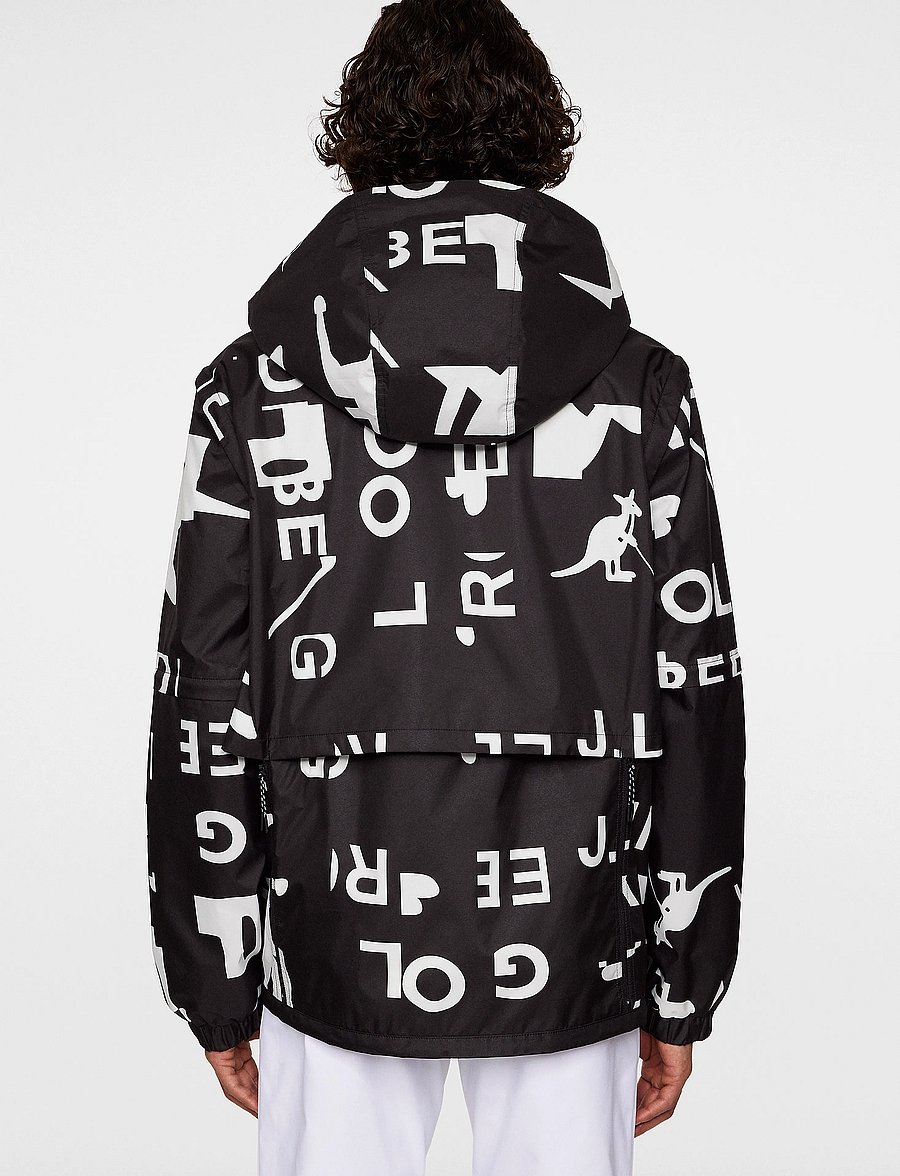 J. Lindeberg - All Gear Outerwear - frühlingsjacken - jl kangol black white l - 3