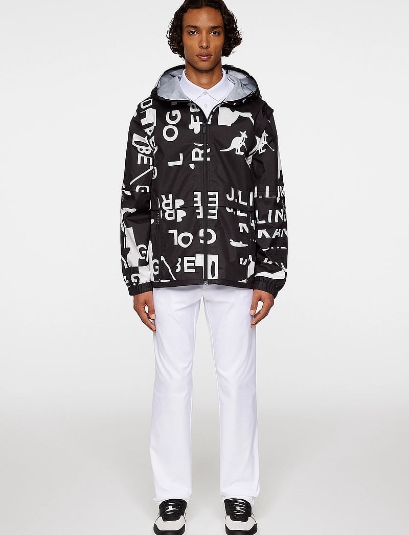 J. Lindeberg - All Gear Outerwear - höstjackor - jl kangol black white l - 4