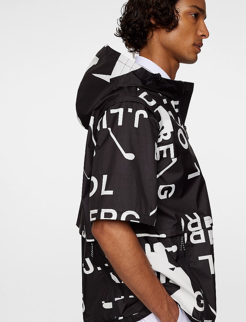 J. Lindeberg - All Gear Outerwear - höstjackor - jl kangol black white l - 5