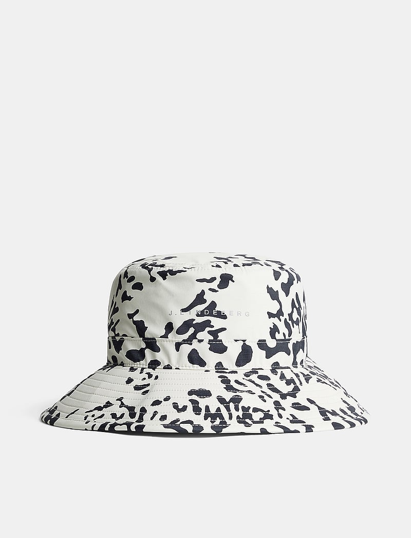 J. Lindeberg - Parker Printed Bucket Hat - hattar - snake rock moonbeam m - 4