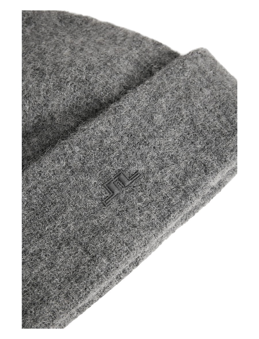 J. Lindeberg - Elsa Beanie - mützen - dark grey melange - 2