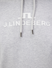 J. Lindeberg - W Alpha Hood - hættetrøjer - light grey melange - 5