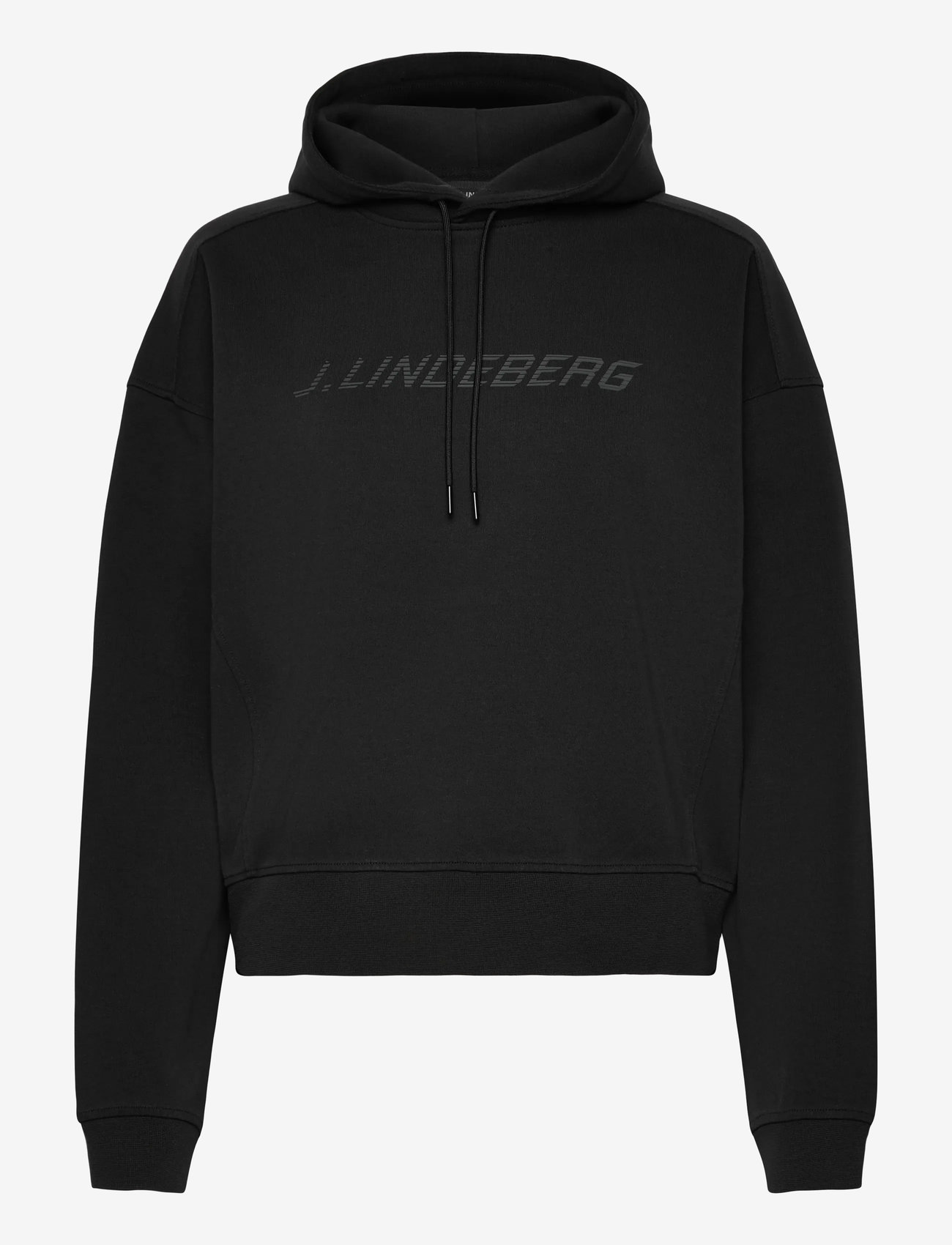 J. Lindeberg - Dawn Hoodie - huvtröjor - black - 1