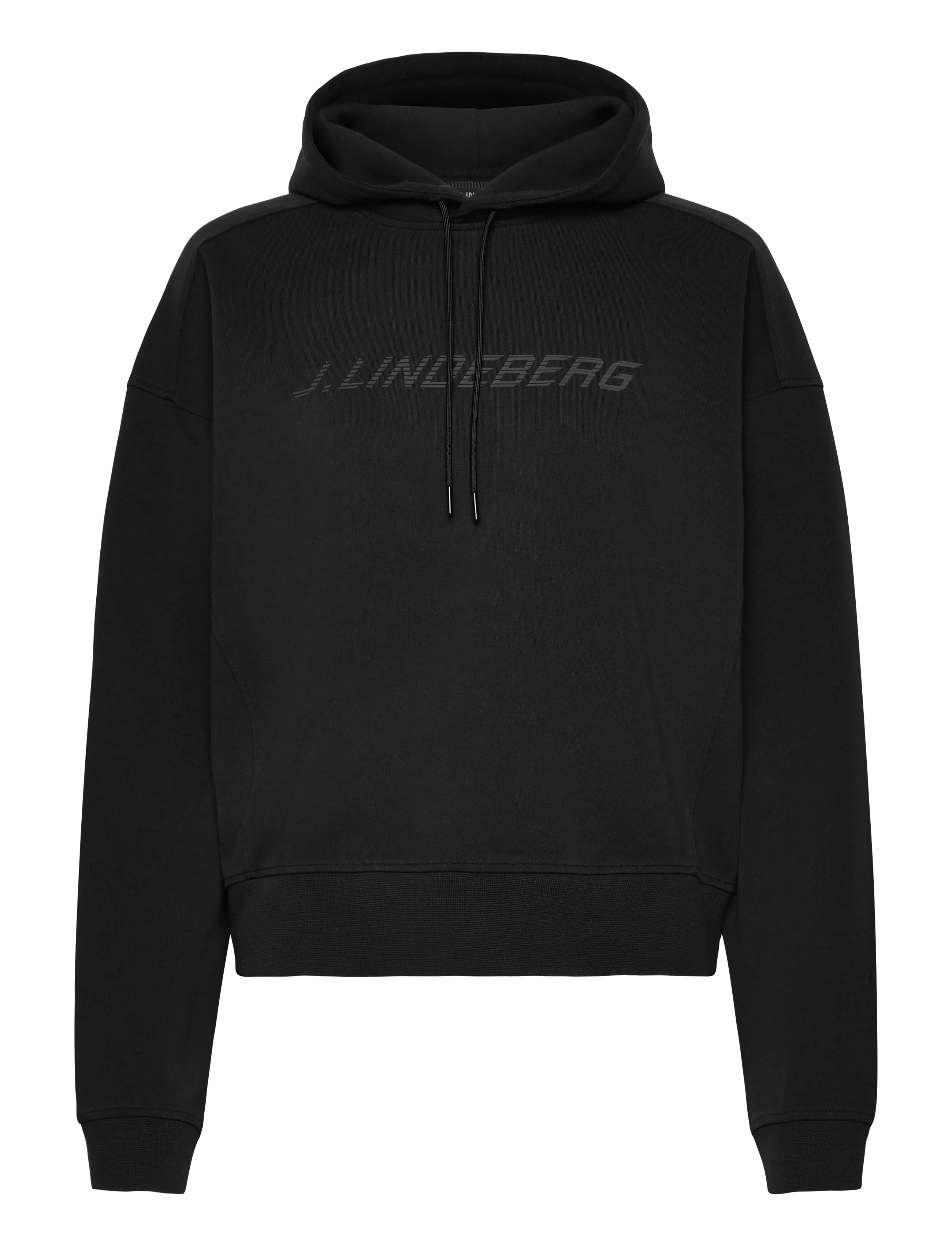 J. Lindeberg Dawn Hoodie - Kampagne - BLACK / black