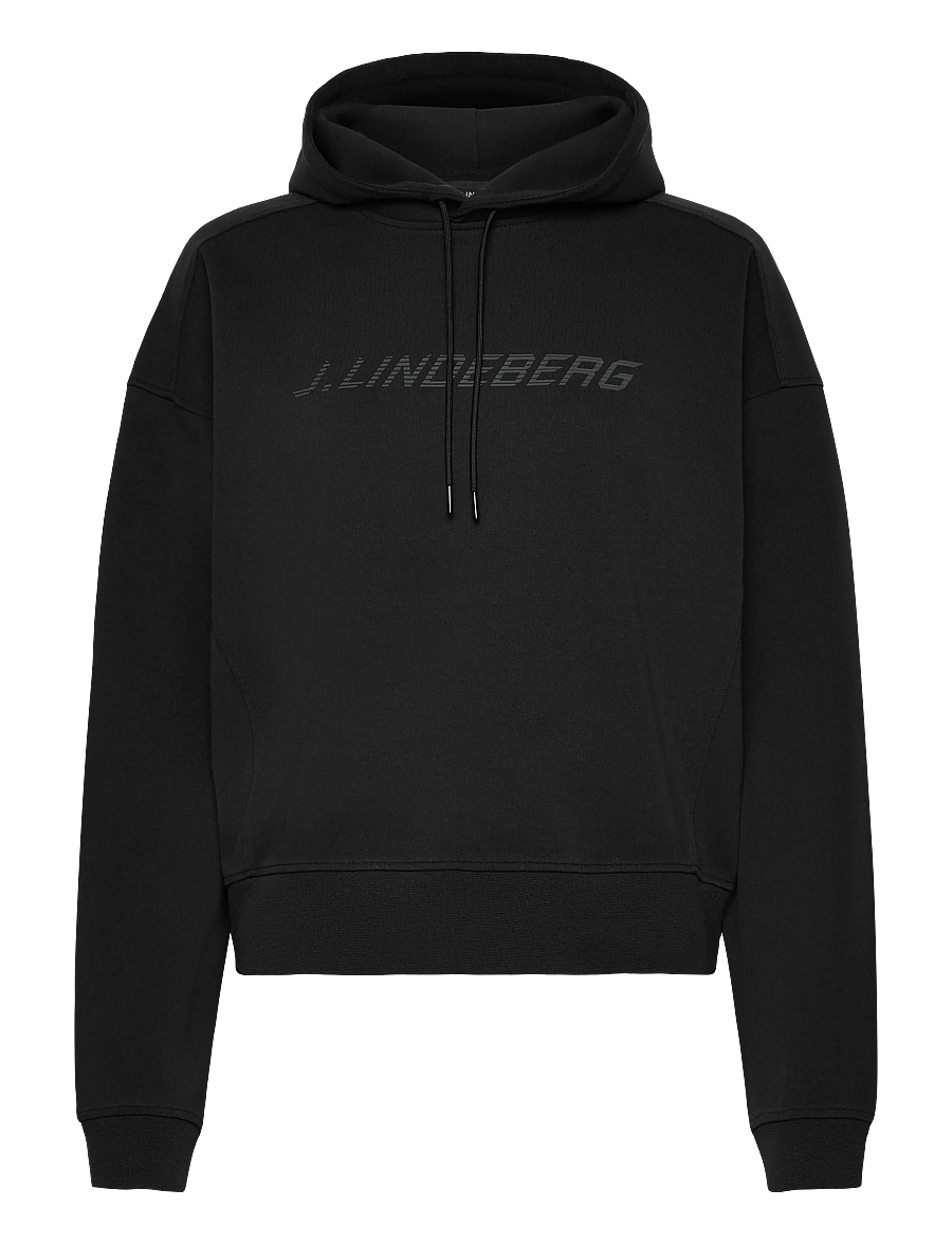 J. Lindeberg - Dawn Hoodie - džemperiai su gobtuvu - black - 1