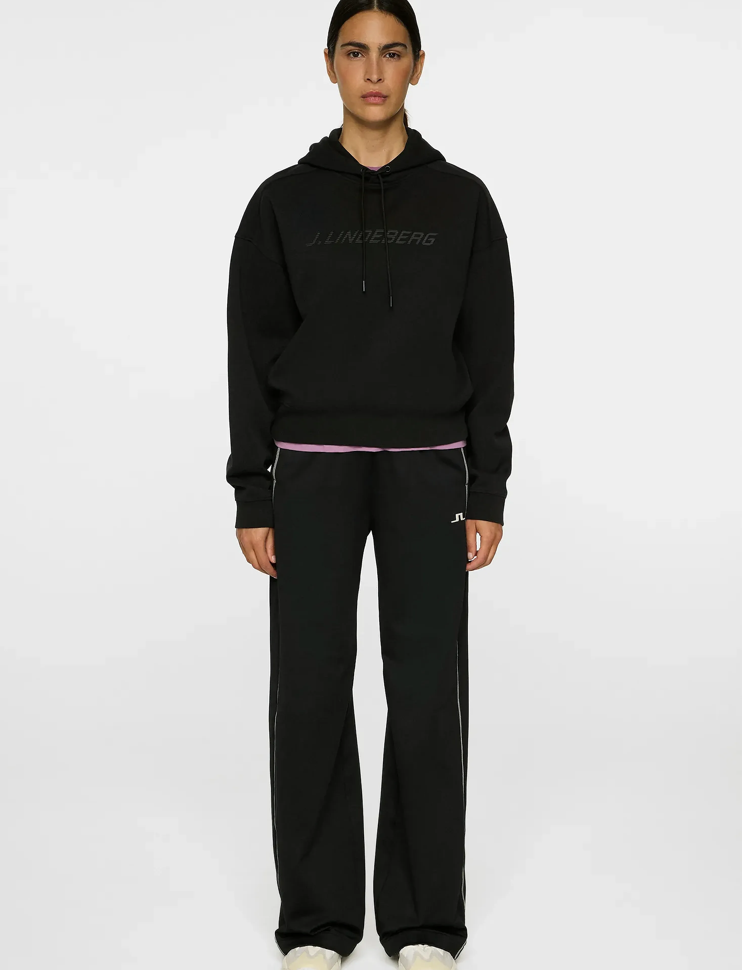 J. Lindeberg - Dawn Hoodie - džemperiai su gobtuvu - black - 4