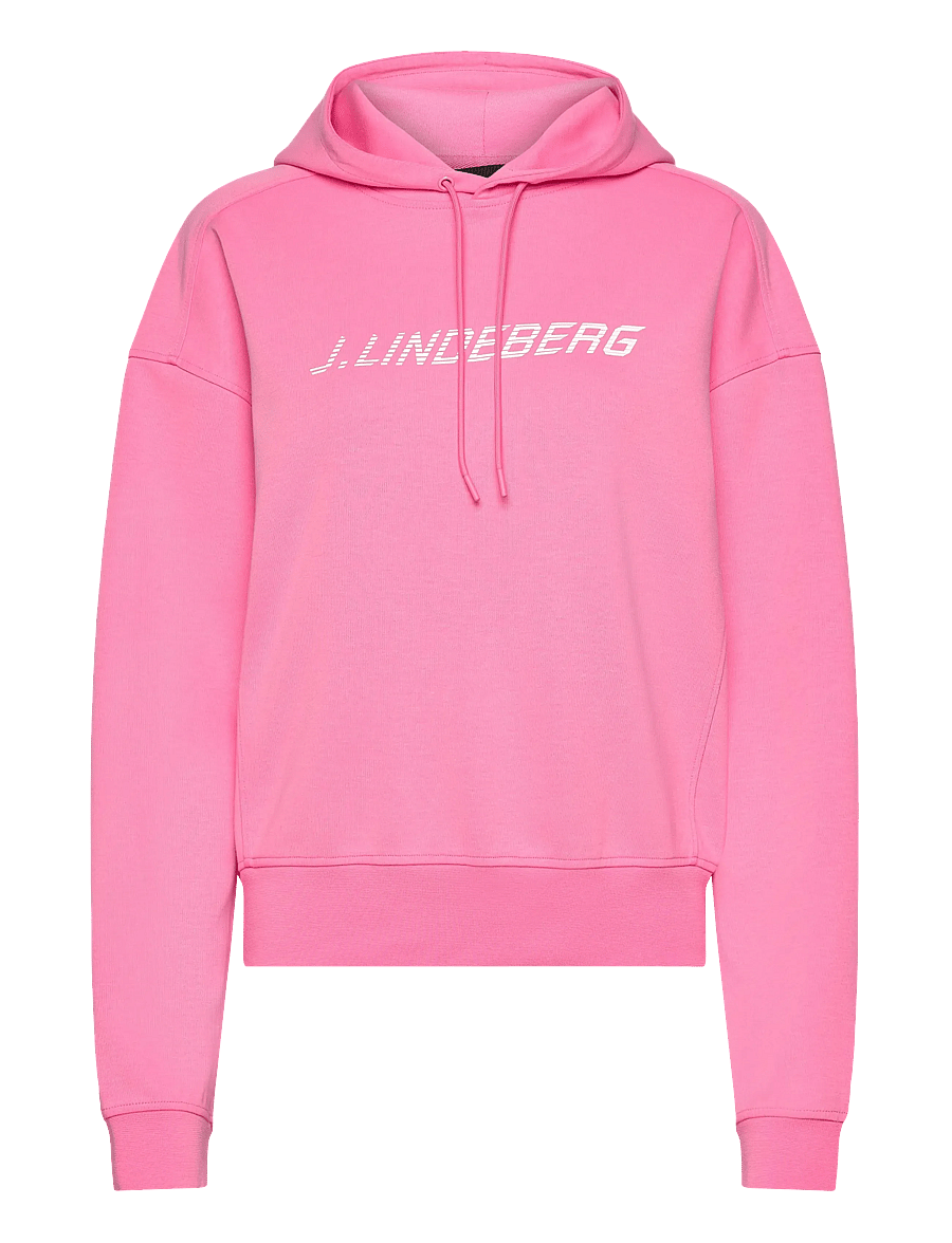 J. Lindeberg - Dawn Hoodie - hættetrøjer - eosine pink - 1