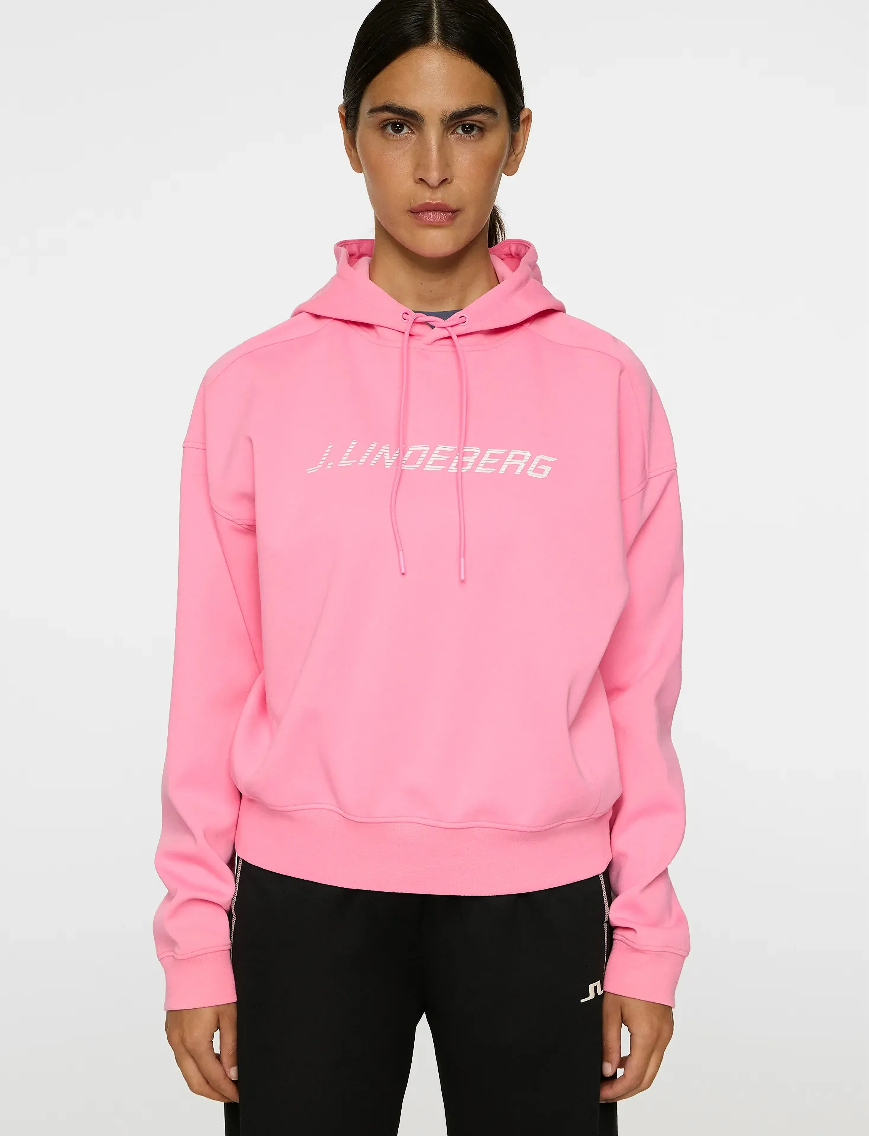 J. Lindeberg Dawn Hoodie, S, Pink, Sport Sweatshirts & Hoodies > Sport Hoodies, Dame