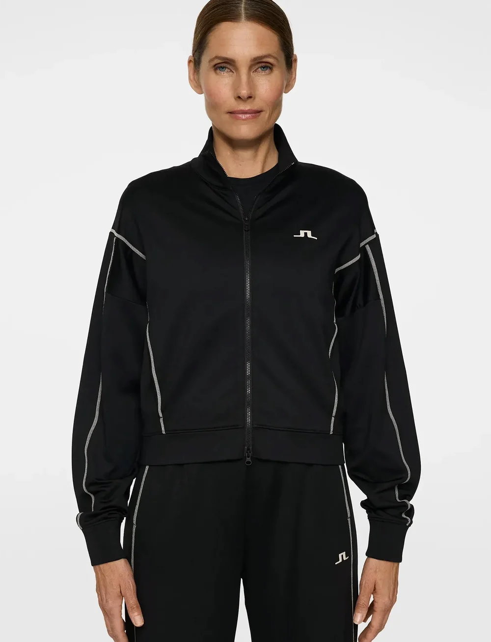 J. Lindeberg - Belinda Track Jacket - friluftsjackor - black - 0