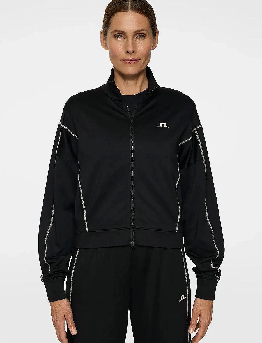 J. Lindeberg - Belinda Track Jacket - friluftsjackor - black - 0