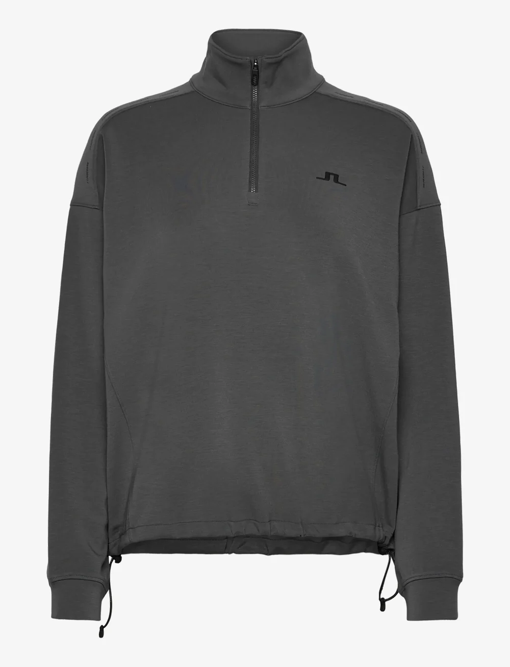 J. Lindeberg - Airy Zip Sweatshirt - hverdags stil - asphalt - 1