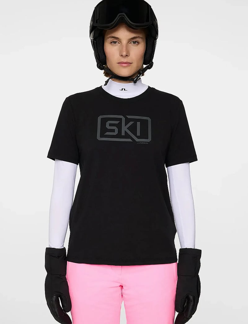 J. Lindeberg - Malia T-shirt - t-shirts - black - 0