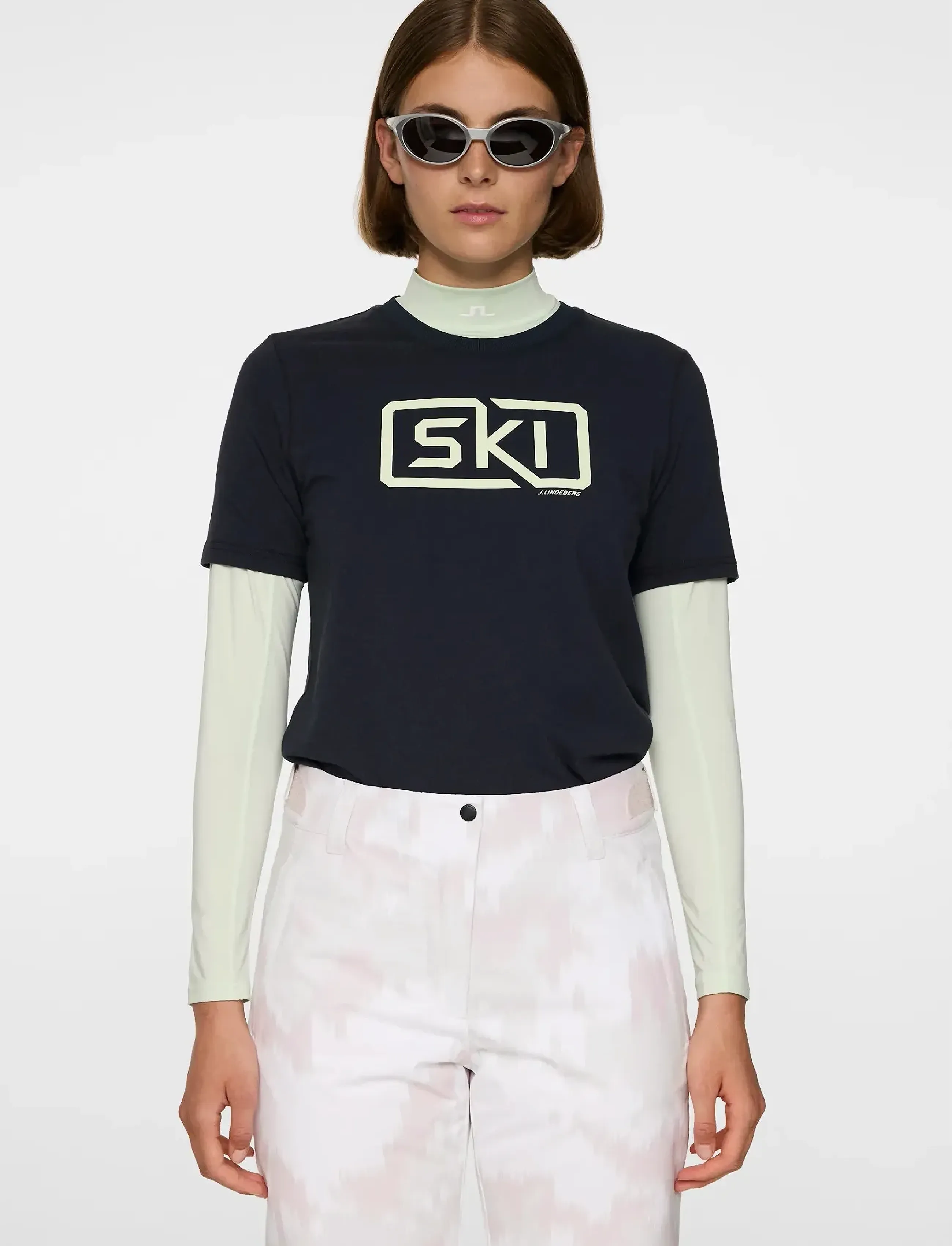 J. Lindeberg Malia T-Shirt, S, Navy, Sports Overdele & T-shirts > Sport T-shirts, Dame