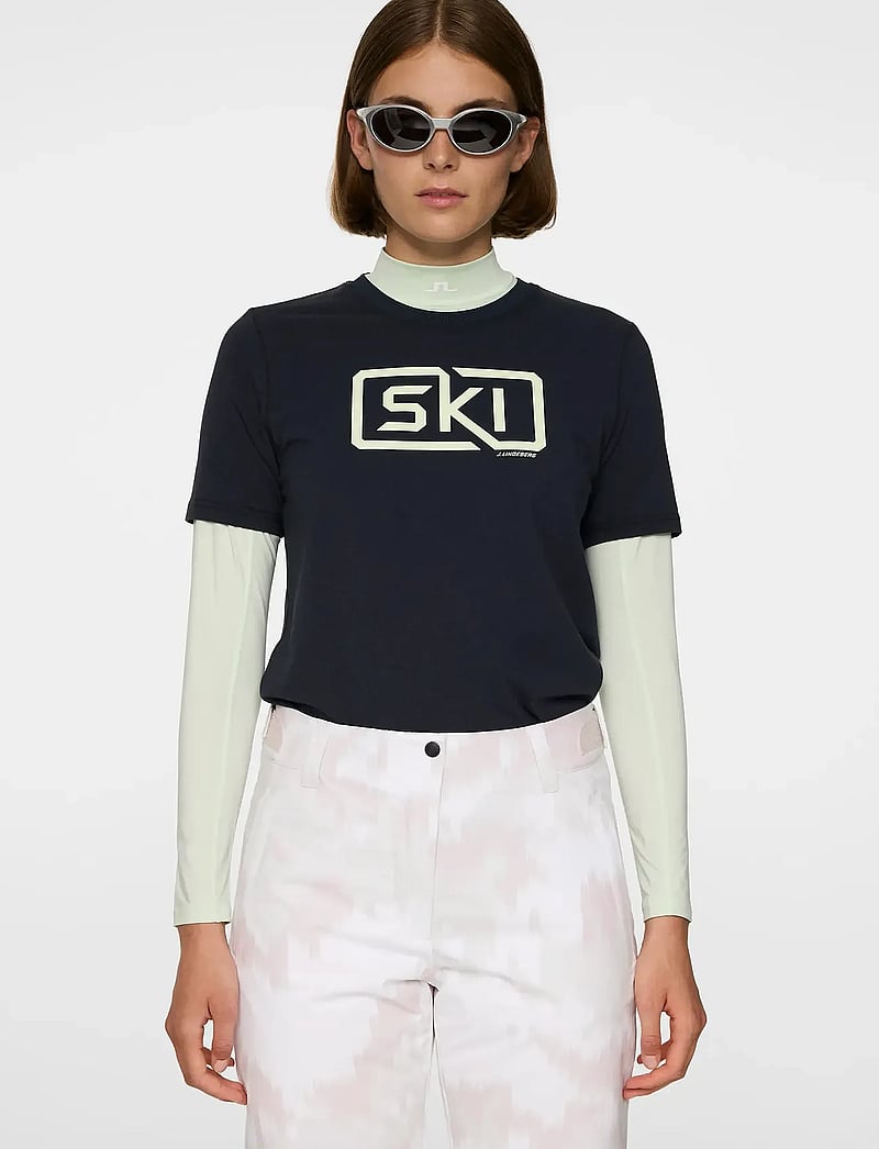 J. Lindeberg - Malia T-shirt - t-shirts - jl navy - 0