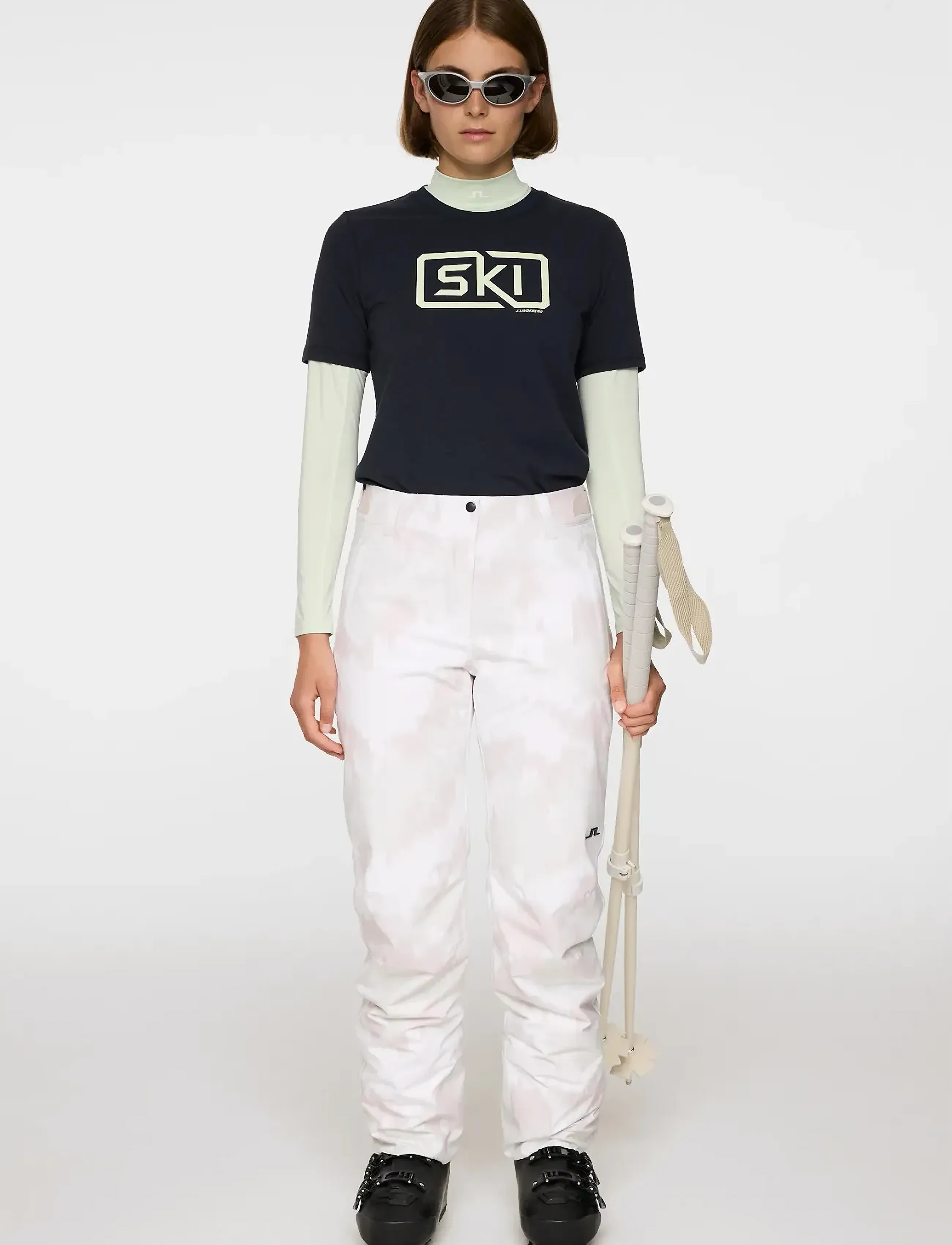 J. Lindeberg - Malia T-shirt - t-shirts - jl navy - 4