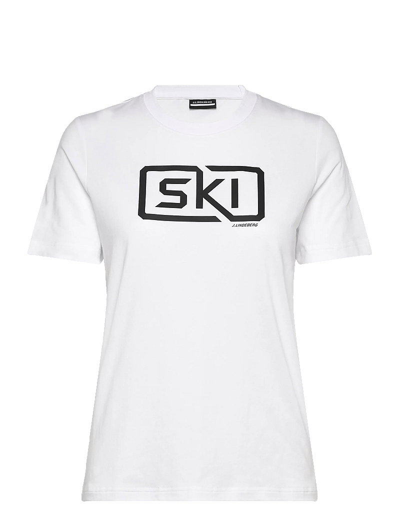 J. Lindeberg - Malia T-shirt - alussärgid ja t-särgid - white - 0