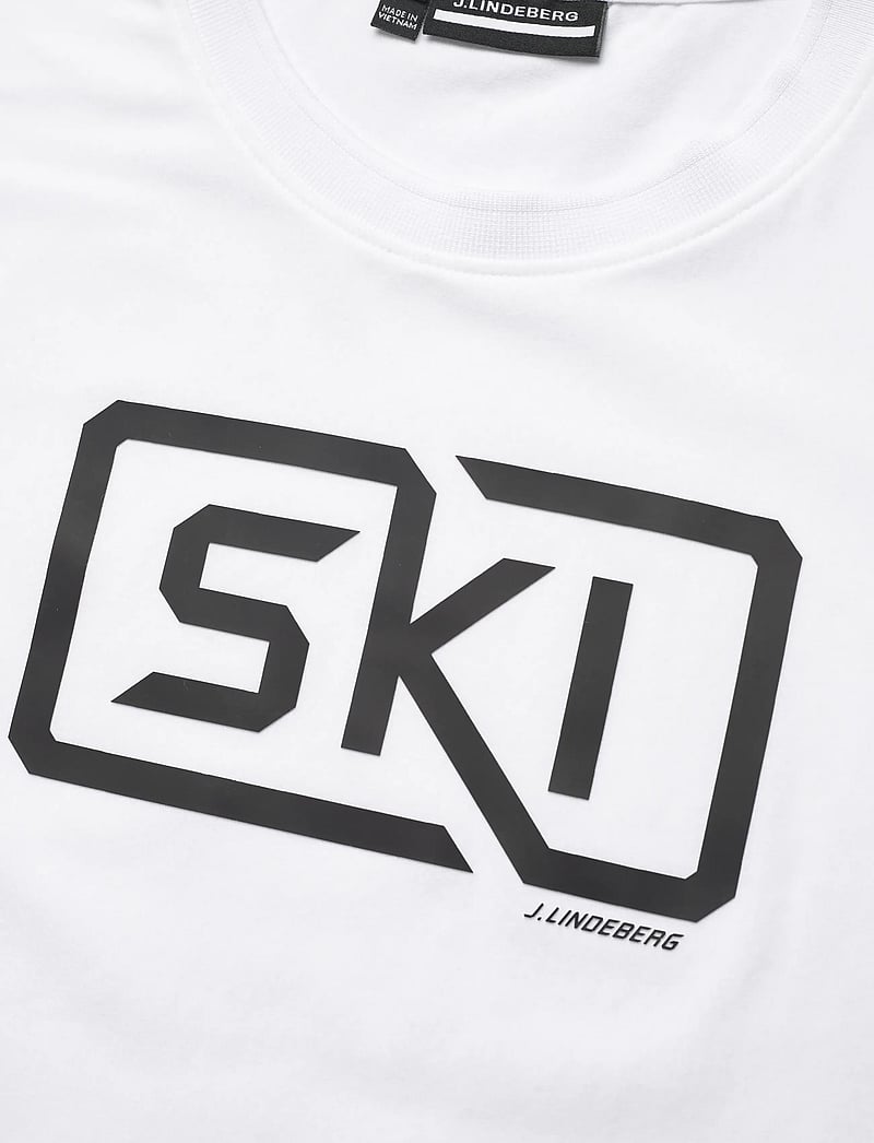 J. Lindeberg - Malia T-shirt - alussärgid ja t-särgid - white - 2