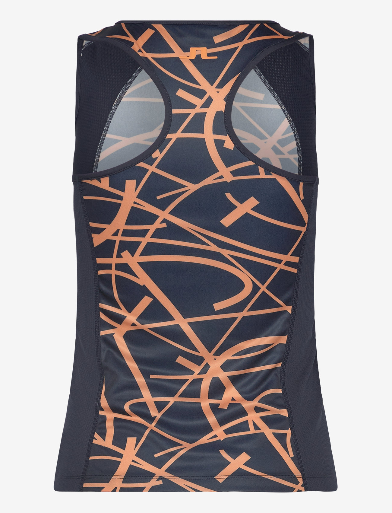 J. Lindeberg - Miria Printed Top - tank tops - court swirl navy mock m - 2