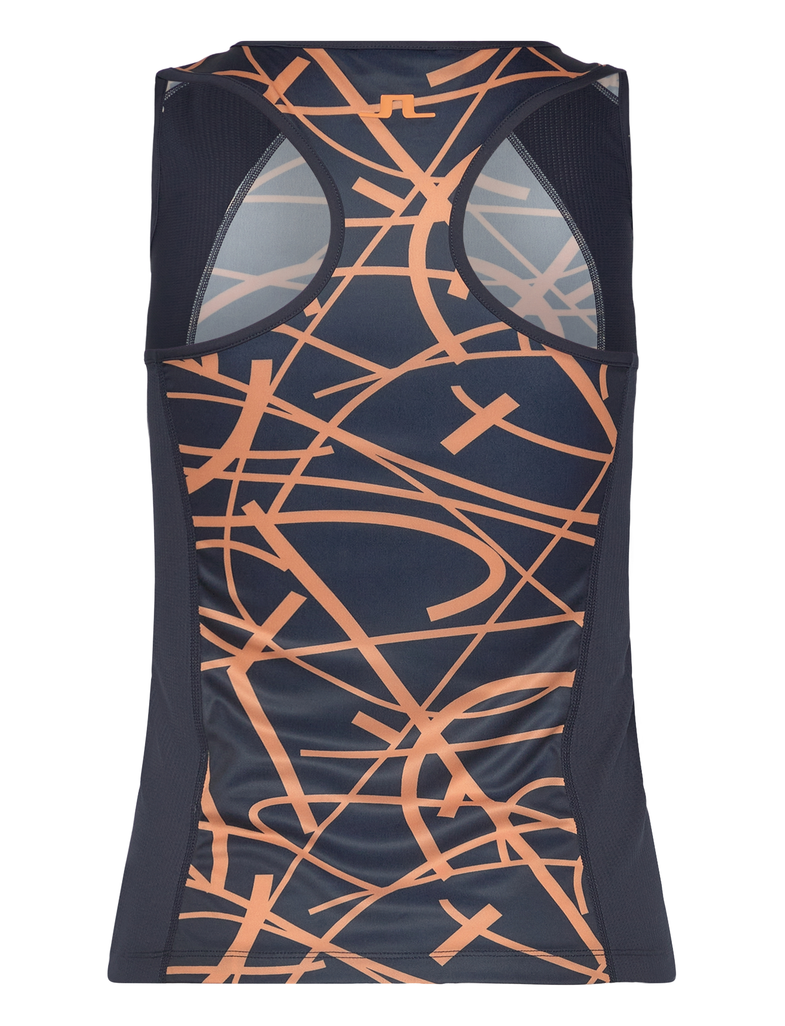 J. Lindeberg - Miria Printed Top - tank tops - court swirl navy mock m - 2