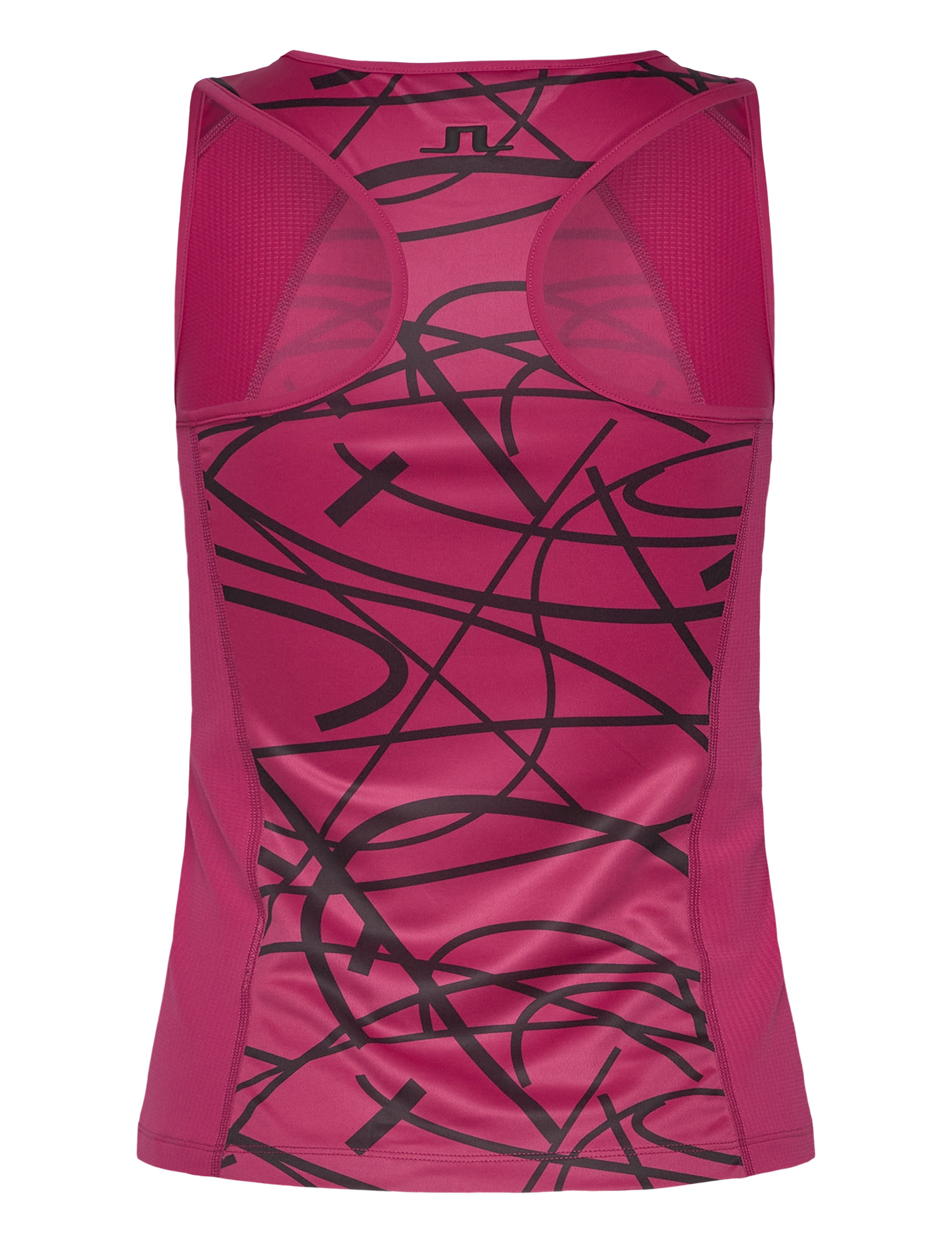 J. Lindeberg - Miria Printed Top - tank tops - court swirl vivacious m - 2