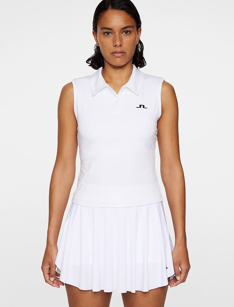 J. Lindeberg - Lindy Top - toppar & t-shirts - white - 0