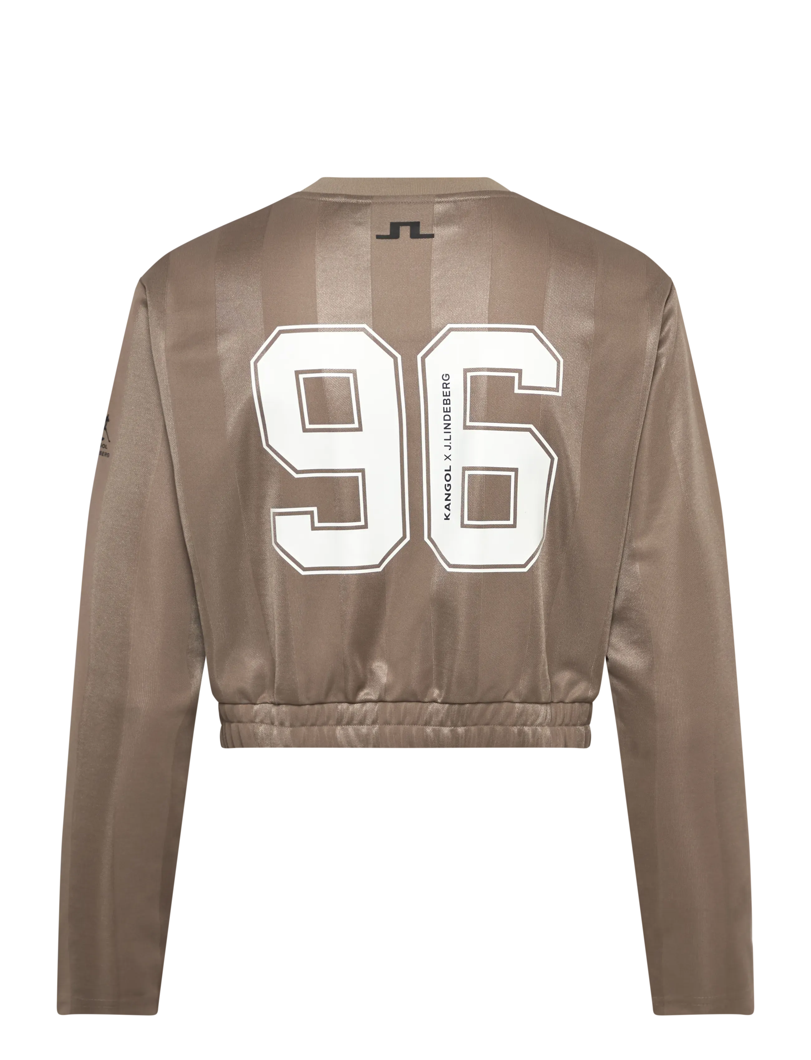 J. Lindeberg - Fiona Football Jersey - crop-tops - vintage khaki - 2
