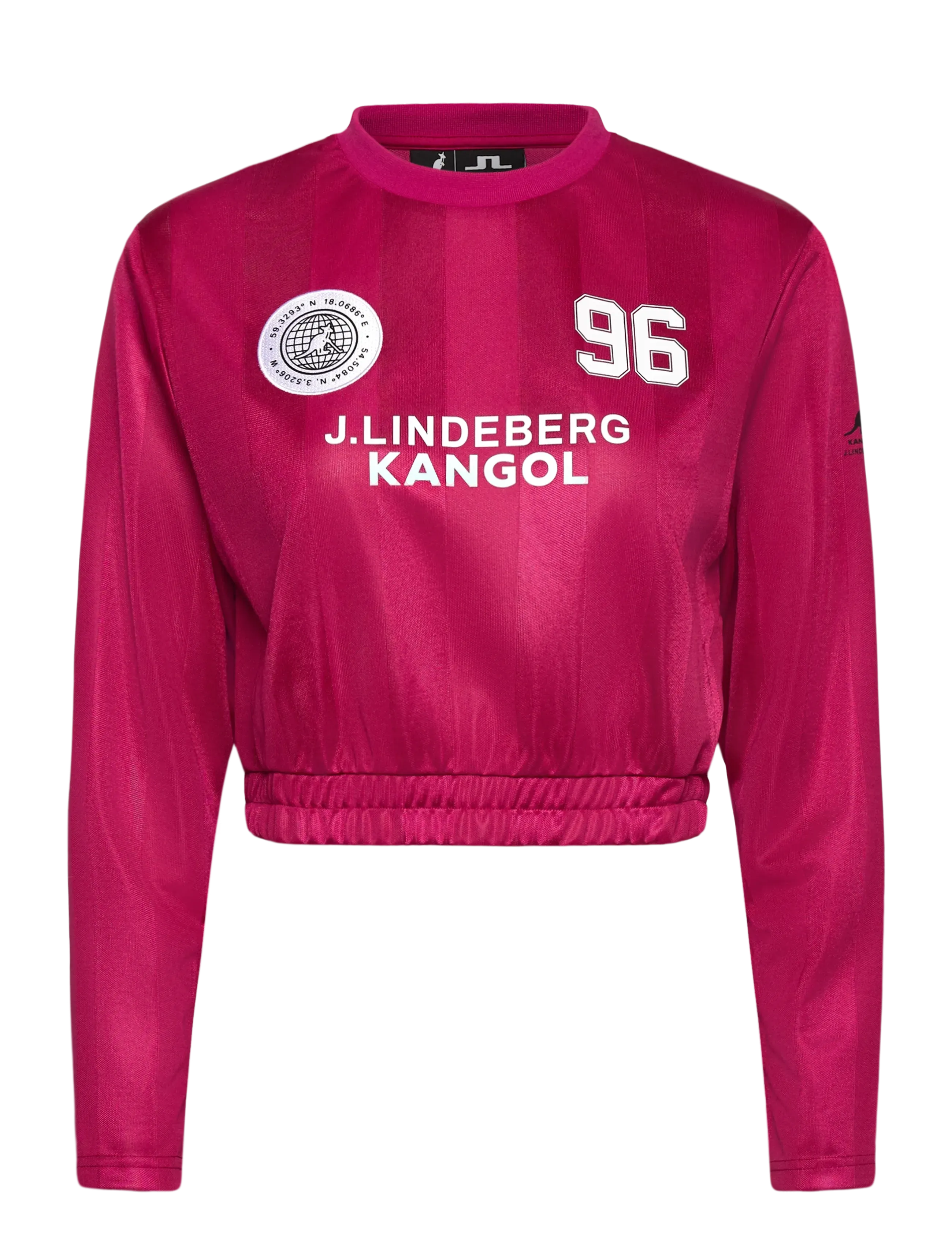J. Lindeberg Fiona Football Jersey - Tøj - VIVACIOUS / pink/rose