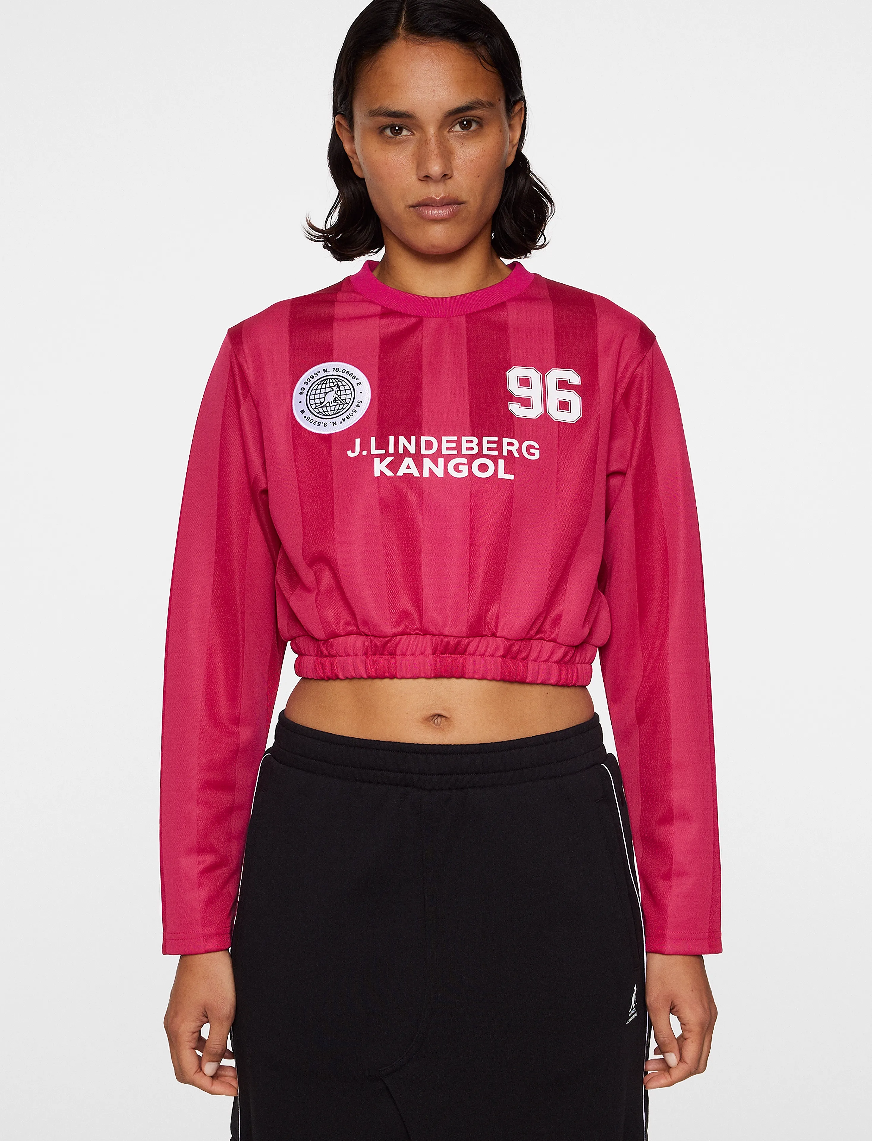 J. Lindeberg Fiona Football Jersey, Kort Fodboldtrøje, Pink, Str: M