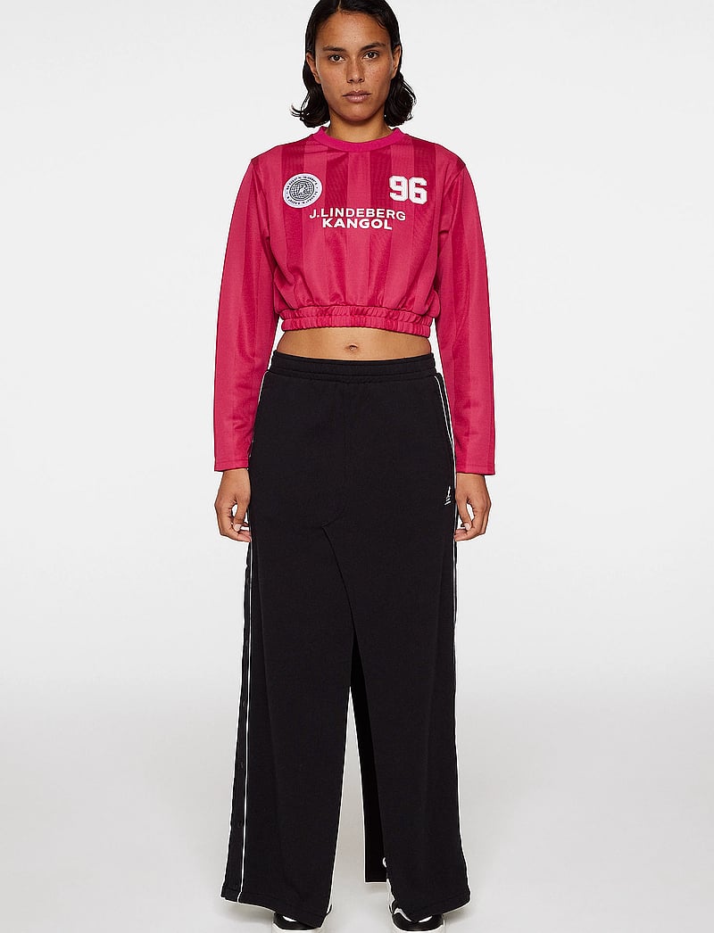 J. Lindeberg - Fiona Football Jersey - långärmade tröjor - vivacious - 4