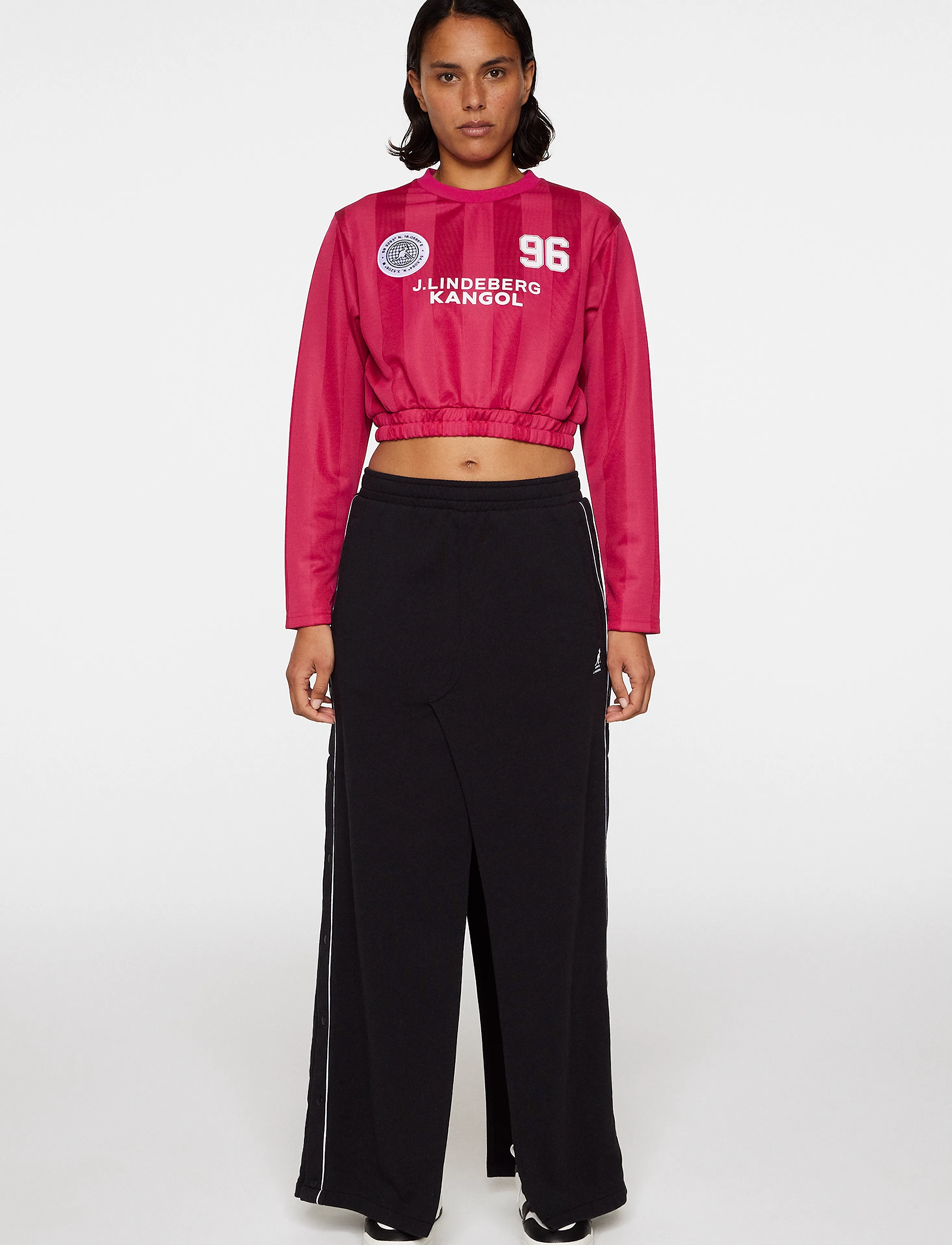 J. Lindeberg - Fiona Football Jersey - langærmede t-shirts - vivacious - 4