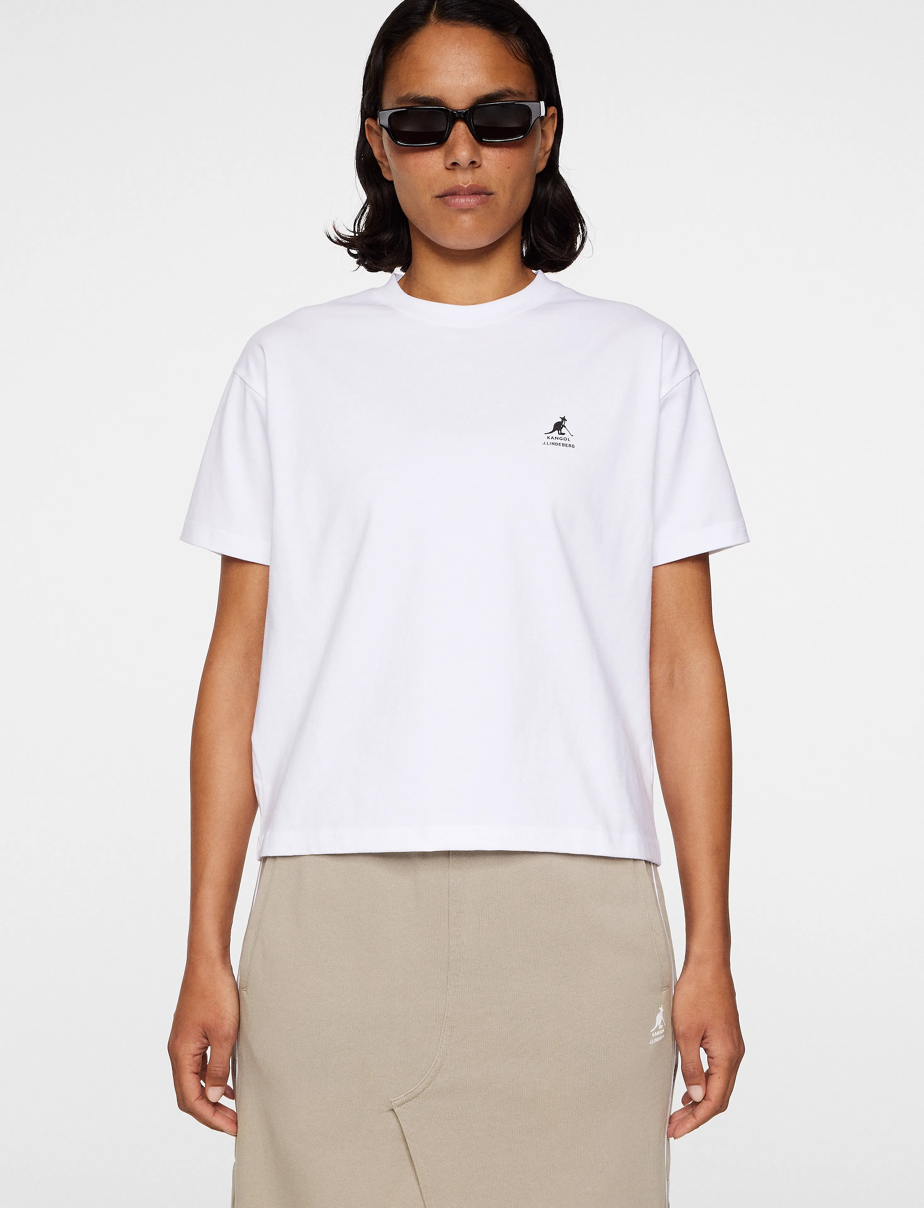 J. Lindeberg Lina T-Shirt, S, White, Sports Overdele & T-shirts > Sport T-shirts, Dame