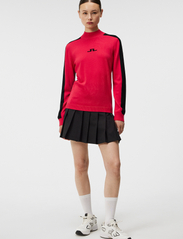 J. Lindeberg - Adeline Knitted Sweater - poolopaidat - rose red - 3