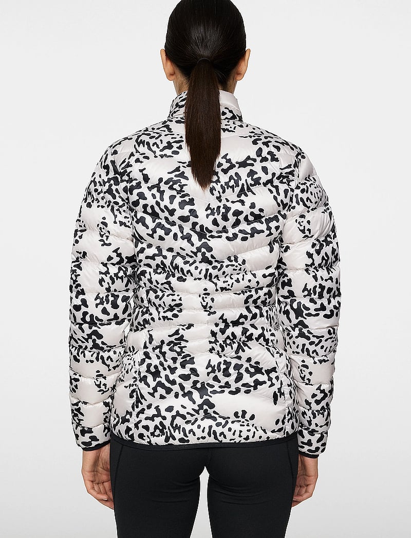 J. Lindeberg - Lara Light Down Jacket Print - gewatteerde jassen - snake rock moonbeam m - 3