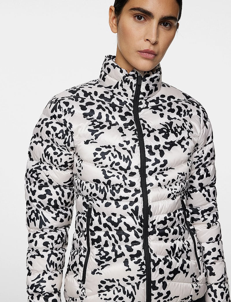 J. Lindeberg - Lara Light Down Jacket Print - gewatteerde jassen - snake rock moonbeam m - 5